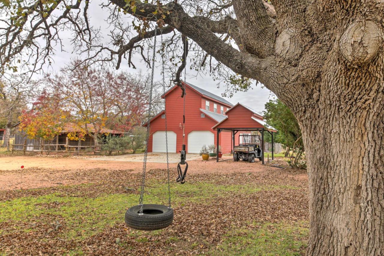 Ark Bunkhouse Fredericksburg Hideaway With Hot Tub Villa Eksteriør billede